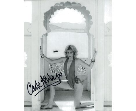 007 James Bond movie Octopussy 8x10 BandW photo signed by actress and model Carole Ashby. Good condition. All autographs come