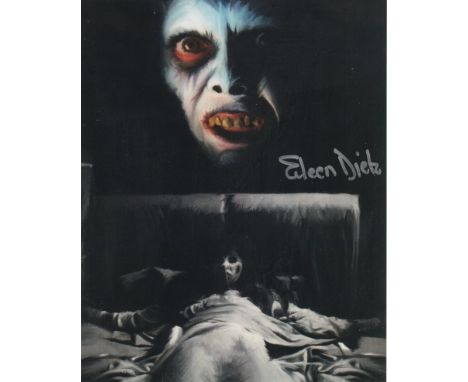 The Exorcist horror movie colour 8x10 photo signed by actress Eileen Dietz. Good condition. All autographs come with a Certif
