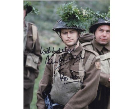 Dads Army TV comedy series colour 8x10 photo signed by Private Pike actor the late Ian Lavender. Good condition. All autograp