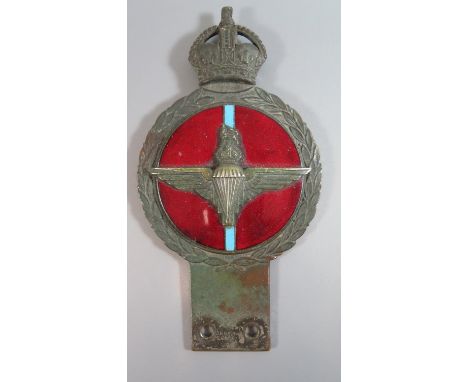 A J.R. Gaunt Enamel Parachute Regiment Car Badge 