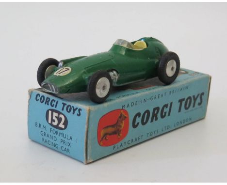 Corgi Diecast Model Toy _ 152 B.R.M. F1 Racing Car, model gd./vgd., box vgd. 