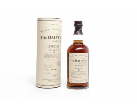 BALVENIE SHERRY OAK AGED 17 YEARSActive. Dufftown, Banffshire.First edition release, exclusively matured in first fill oloros