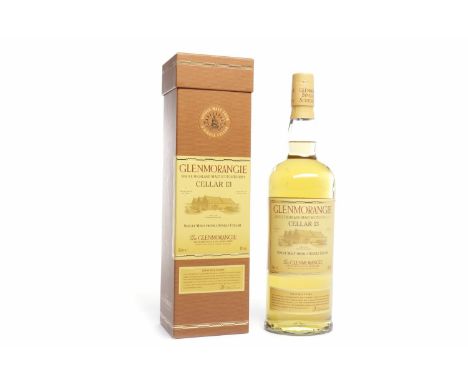 GLENMORANGIE CELLAR 13 AGED 10 YEARSActive. Tain, Ross-shire. Matured in first-fill casks. 1L, 43% volume, in box.    CONDITI
