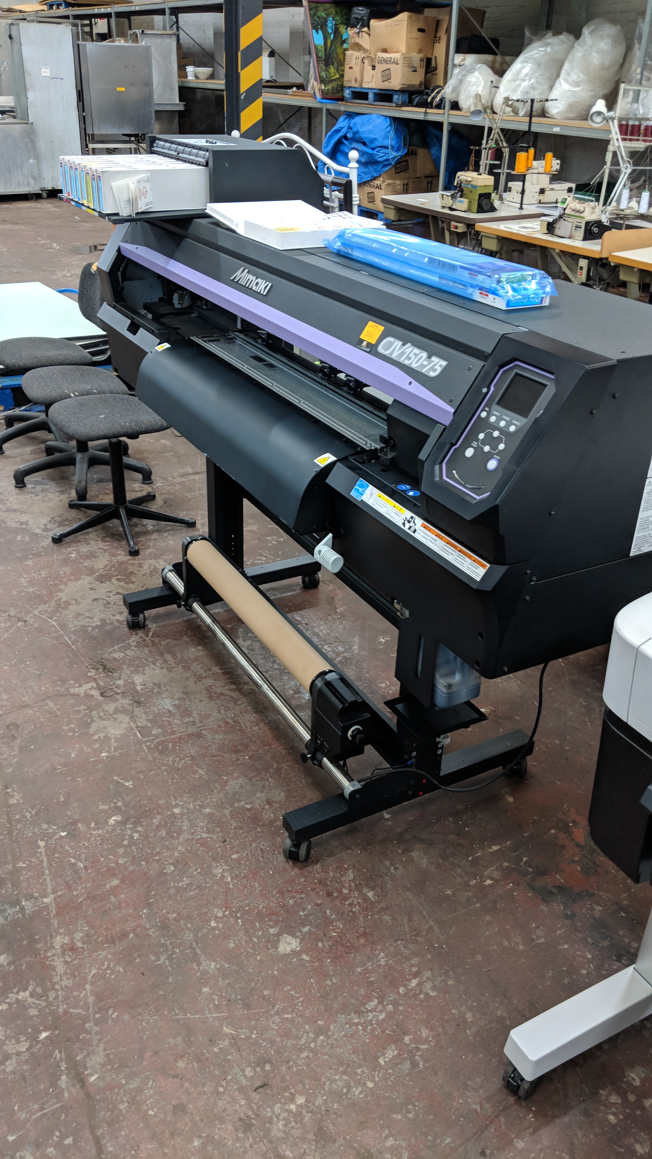 2015 Mimaki model CJV15075 print & cut machine including RasterLink 6