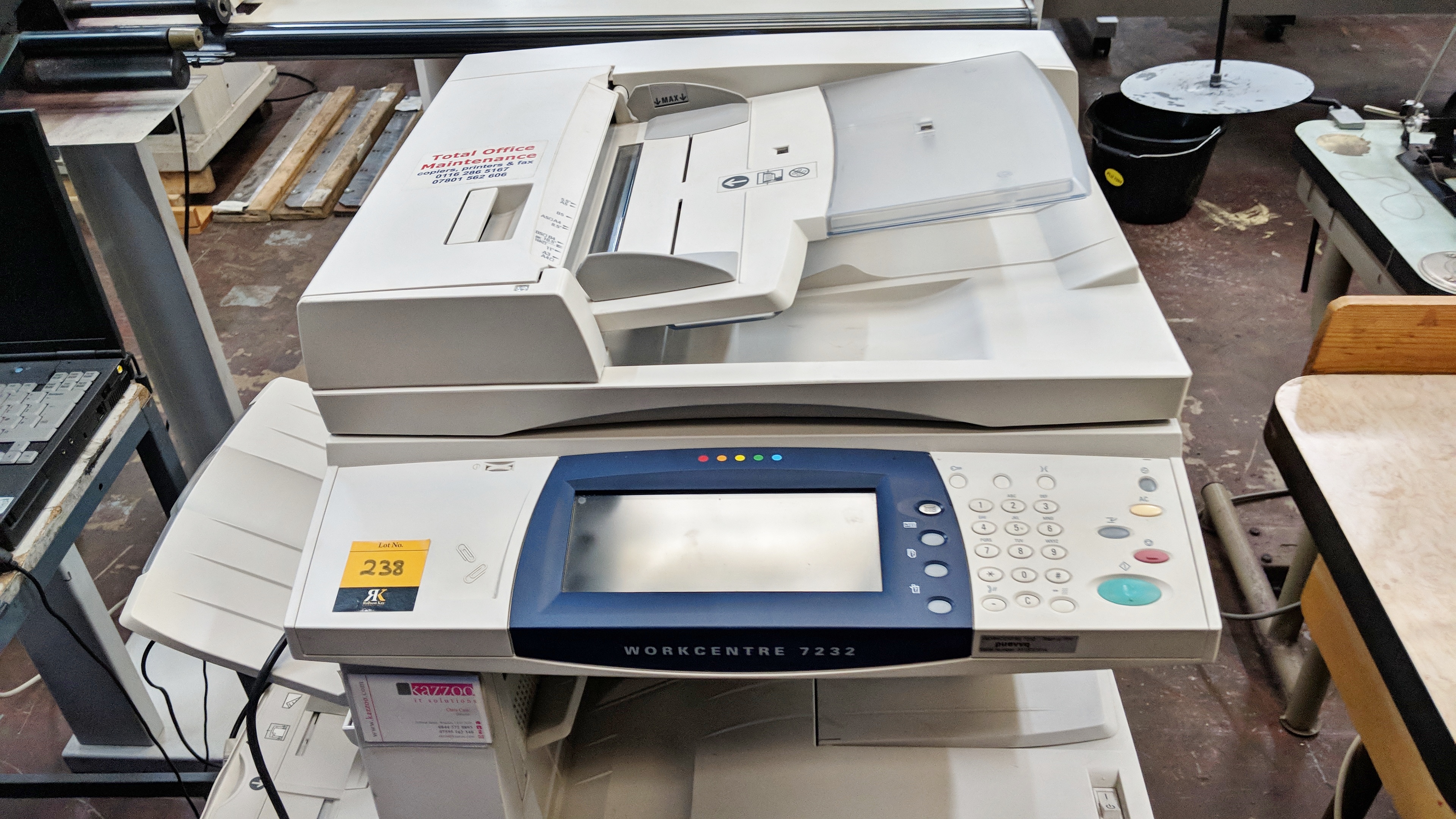 Xerox WorkCentre 7232 floor standing multifunction copier, printer ...