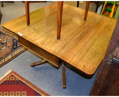 A 19th century mahogany sofa table 