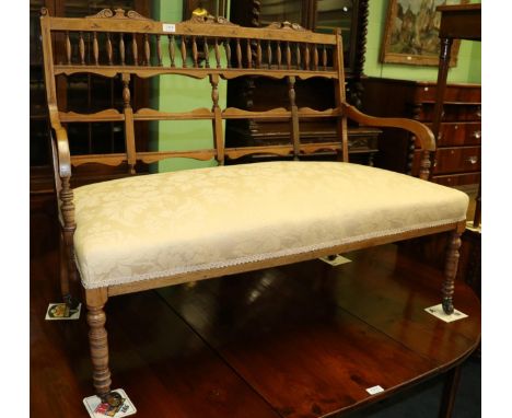 A Victorian sofa 