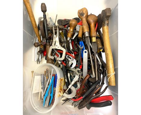 Large selection of assorted tools 