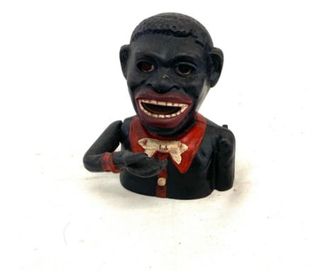 Vintage cast iron Jolly money box 