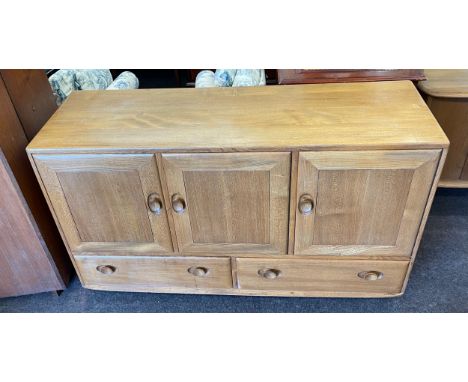 Vintage 3 door, 2 drawer Ercol sideboard, good overall condition, approximate measurements Height 30 inches, Length 51 inches