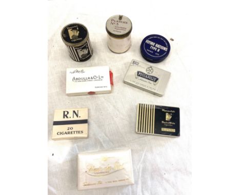 Selection of vintage sealed cigarette etc, includes Players etc 