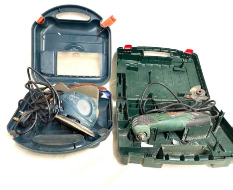Bosch PMF180e, multi cutting tool in case, Black and Decker mouse sander, both working order