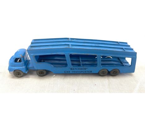 Vintage matchbox car transporter 