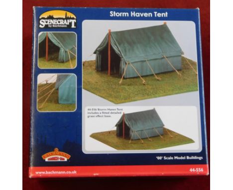 Scenecraft by Bachmann 44-556 Storm Haven Tent, Mint in Box.