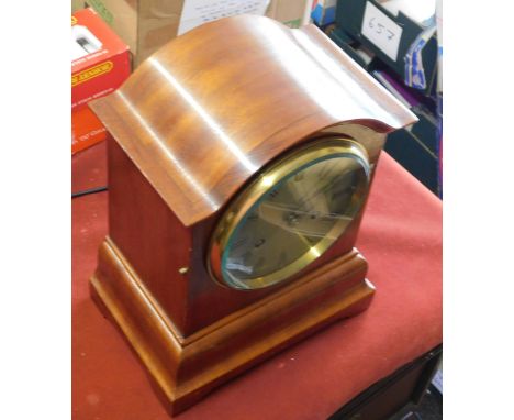 British made Westminster chime mantle clock. Maker in the inside door '3536'. In good working order. Buyer collects