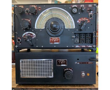 British WW2 Radio, same as the type used in the Lancaster Bomber. A WW2 Marconi R1155 receiver from a Lancaster bomber or oth