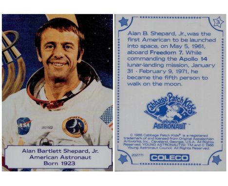 Alan Shepard trading card. RARE. Good condition. All autographs are genuine hand signed and come with a Certificate of Authen