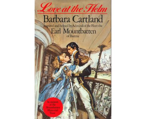 Love At The Helm by Barbara Cartland, Signed by Author, First Edition, Hardcover. Good condition. All autographs are genuine 