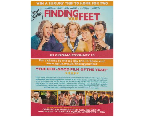 Joanna Lumley promo. Colour picture Approx. 5.75x4 Inch. 2018 Film Finding your Feet. Is an English former model and actress.
