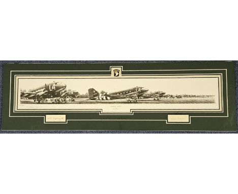 Richard Taylor Multi-Signed Limited Edition Print Titled Destiny Dawns by Richard Taylor Signed by The Artist Plus 3 Veterans