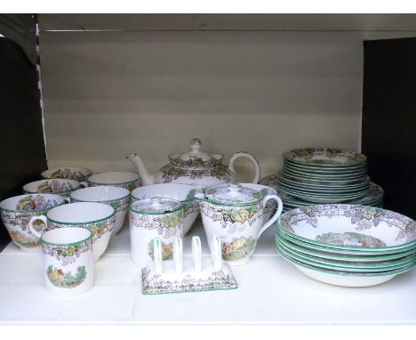 Copeland Spode 'Spode's Byron' thirty six piece breakfast set