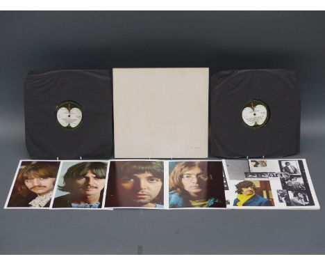 The Beatles White Album mono number 0097773, top opener complete with photos, poster and original blacks inners, condition ap