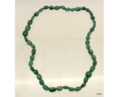 A jade necklace 80cm long