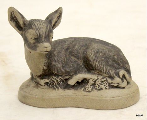 A Poole pottery model of a Fawn