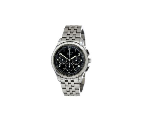 Zenith, El Primero, ref. 02.0500.400, a stainless steel bracelet watch, circa 2000, automatic chronograph movement, 31 jewels