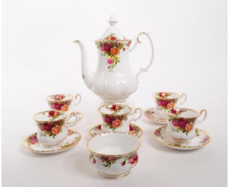 Royal Albert - Old Country Roses - A 20th century Royal Albert Old Country Roses tea service. The collection to include a tea