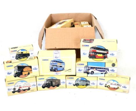 Corgi Classics - Twenty-two boxed diecast model buses (22)