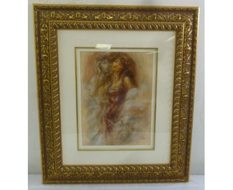 Peter Nixon framed and glazed limited edition print titled Devotion II, 40.5 x 30cm