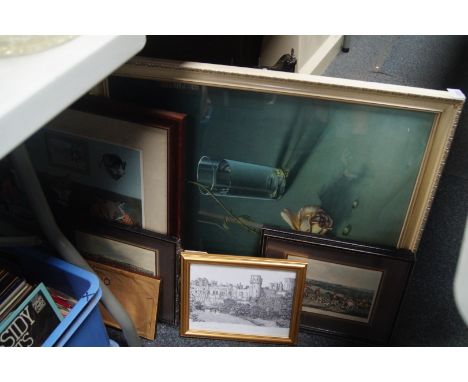 Pictures and prints, to include Mr Fox's Hunt Breakfast On Xmas Day print, etc. (a quantity)