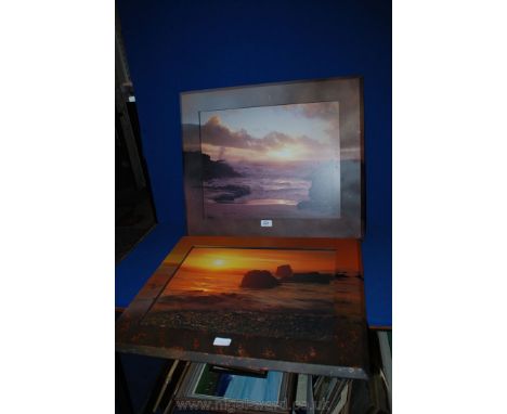 Two seascape Prints