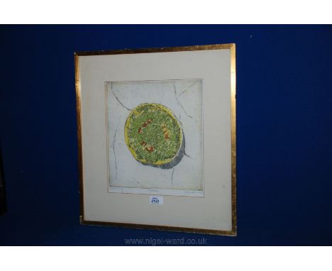 An Elizabeth Shaw, Irish 1920-1974, artist proof Print dated 1966