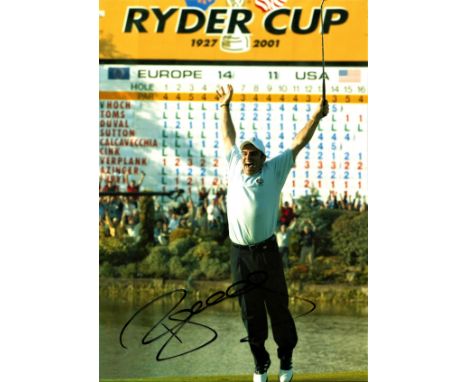 Golf Paul McGinley 12x8 signed colour photo. Paul Noel McGinley (born 16 December 1966) is an Irish professional golfer who h