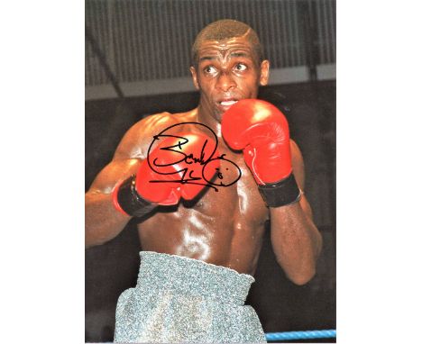 Boxing Herol Bomber Graham boxing colour photo. High quality 16x12 colour photo. Herol Graham (born 13 September 1959) is a B