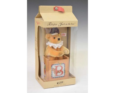 Steiff - Limited edition Teddybär ‘Jack in the box’ (037818), 23cm high, with original box