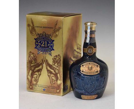 Royal Salute 21 year old Scotch Whisky with box