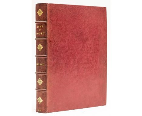 Law.- Ireland (Samuel) Picturesque Views with An Historical Account of the Inns of Court, in London and Westminster, first ed