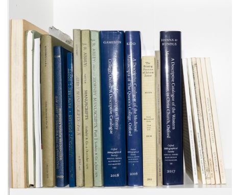 NO RESERVE Manuscripts &amp; Incunabula.- Kidd (Peter) &amp; others. A Descriptive Catalogue of the Medieval Manuscripts of t