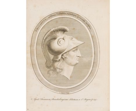 Leland (Thomas) The History of the Life and Reign of Philip, King of Macedon, 2 vol. in 1, first edition, half-titles, engrav