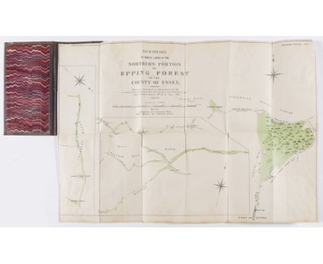 Epping Forest.- Driver (Robert, surveyor) Plan in Four Parts of Waste Lands in the Northern Portion of Epping Forest, within 