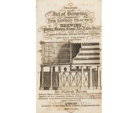 Brewing.- Accum (Fredrick) A Treatise on the Art of Brewing, second edition, engraved frontispiece and vignette title, one pl