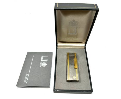 Vintage Boxed Dunhill lighter in great condition boxed with booklet 
