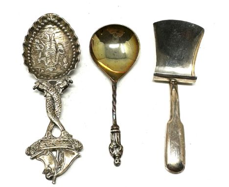 antique silver tea caddy spoons 