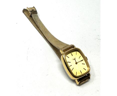 Vintage Ladies Longines wrist watch the watch is ticking 