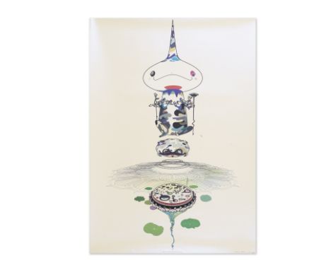 TAKASHI MURAKAMI (NE EN 1962)Reversed double helix, 2005 Offset lithographie en couleurs sur papier blanc satinéSignée, datée