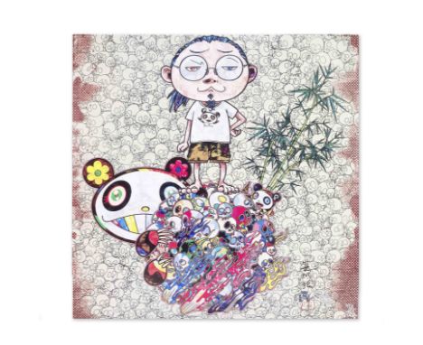 TAKASHI MURAKAMI (NE EN 1962)Panda Family and me, 2013 Offset lithographie en couleurs Signée, datée et numérotée 99/300 au f