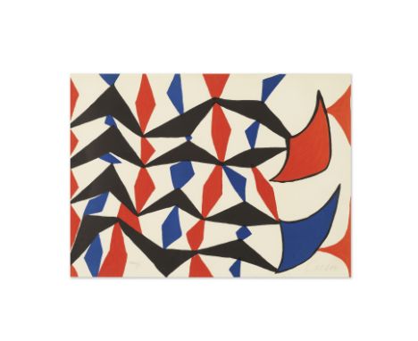 ALEXANDER CALDER (1898-1976)Mes étoffes, 1976 Lithographie en couleurs sur vélin d'ArchesSignée et numérotée 'XXXVIII/L'52 x 